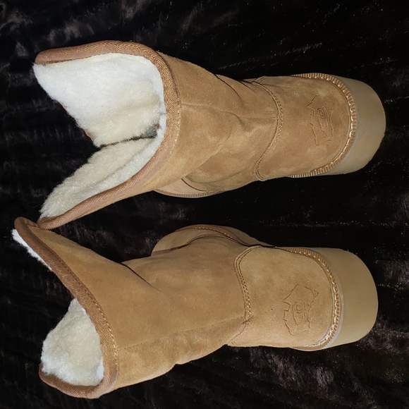 Aussie Merino Amelia Chestnut Tan Boots 12 - Picture 15 of 16